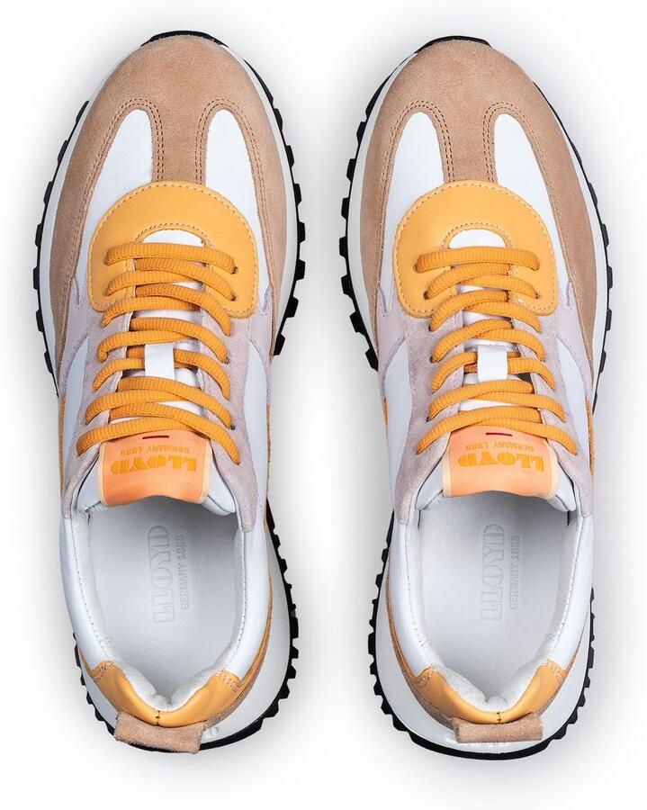 LLOYD Sneakers laag mandarijn perzik lichtroze wit - Foto 2