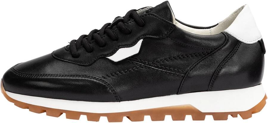 LLOYD Sneakers laag 'Milo' zwart wit
