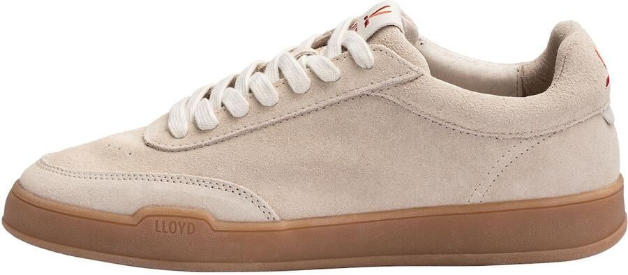 Lloyd sneakers van leer met labelprintdetails model 'PRIME'