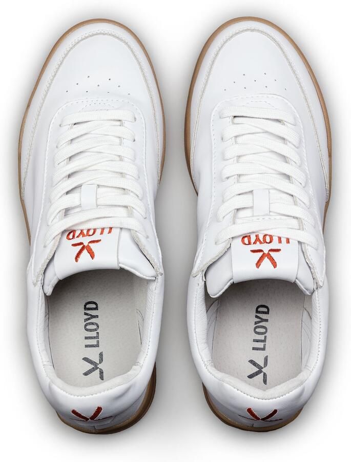 Lloyd sneakers van leer met labelprintdetails model 'PRIME' - Foto 2