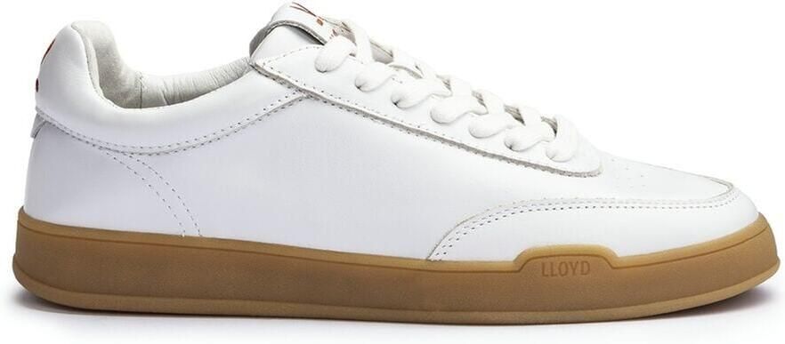 Lloyd sneakers van leer met labelprintdetails model 'PRIME'