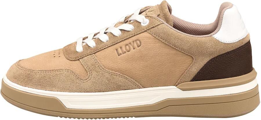 LLOYD Sneakers laag 'Stage' beige donkerbruin wit - Foto 6