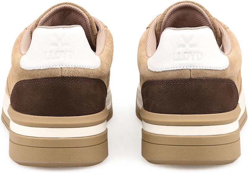 LLOYD Sneakers laag 'Stage' beige donkerbruin wit - Foto 3