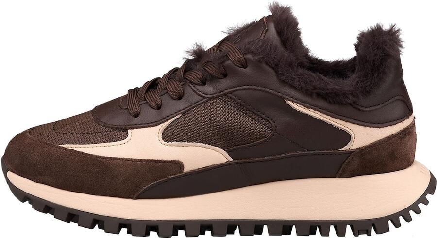 LLOYD Sneakers laag 'Stella' beige donkerbruin