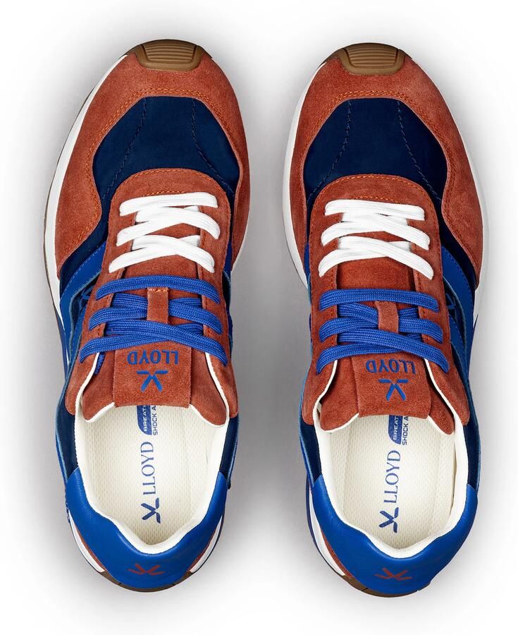 LLOYD Sneakers laag 'Strado' blauw nachtblauw roestrood - Foto 2