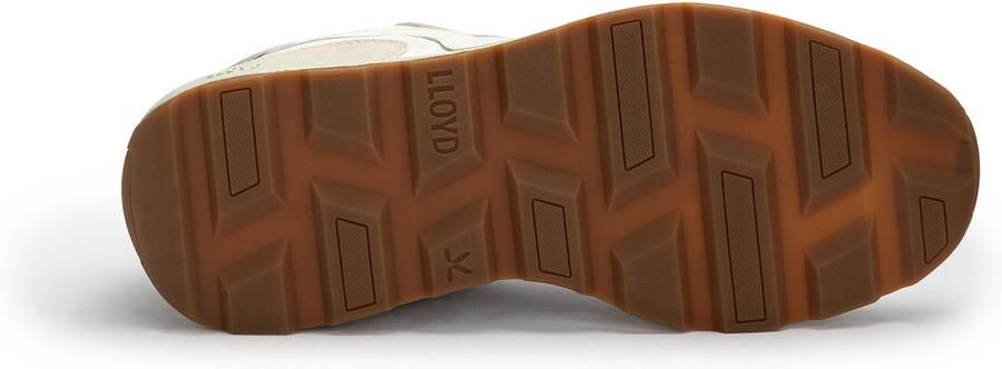 LLOYD Sneakers laag 'Strado Wave' crème chamois chocoladebruin wit - Foto 5