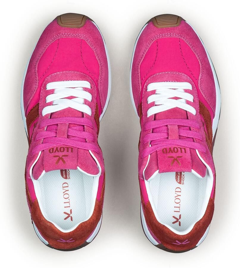 LLOYD Sneakers laag 'Strado Wave' fuchsia donkerrood - Foto 2