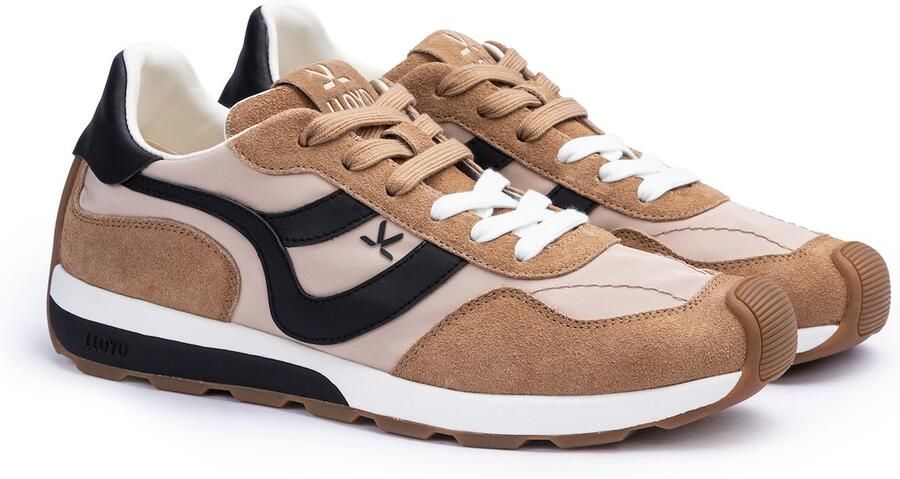 LLOYD Sneakers laag 'Strado Wave' nude camel zwart - Foto 4