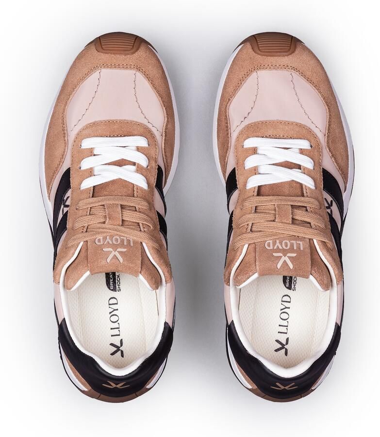 LLOYD Sneakers laag 'Strado Wave' nude camel zwart - Foto 2