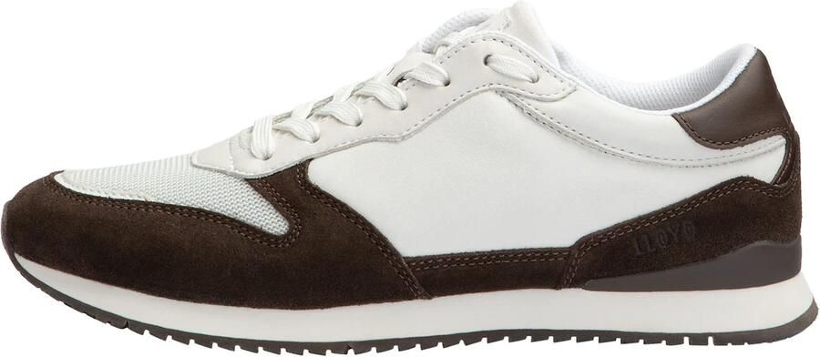 LLOYD Sneakers laag 'Swift' donkerbruin wit