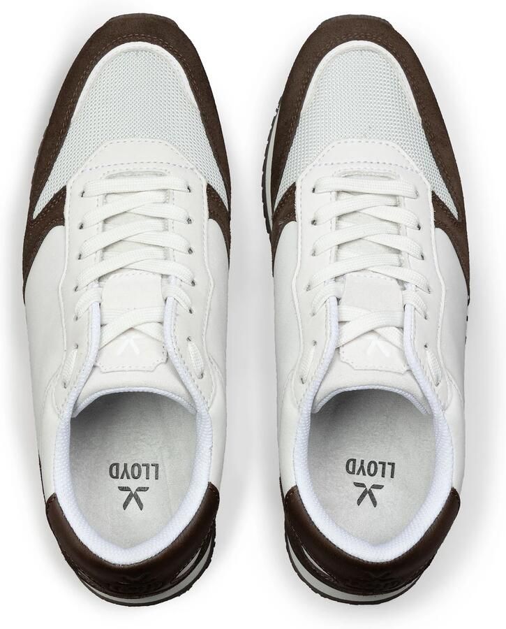 LLOYD Sneakers laag 'Swift' donkerbruin wit - Foto 2