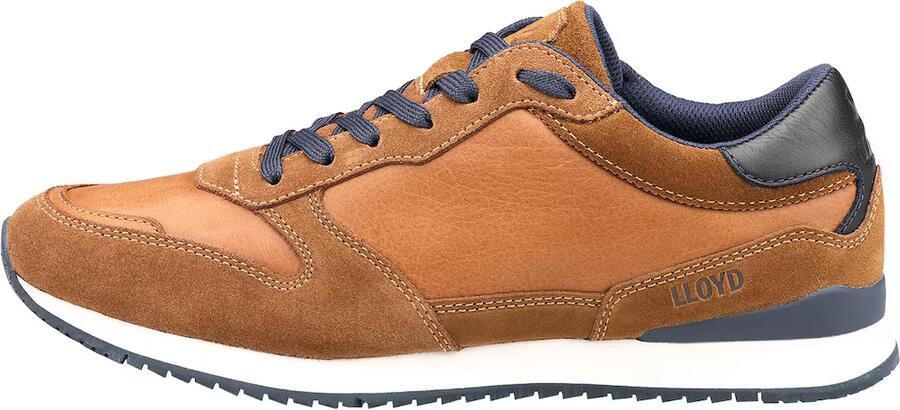 LLOYD Sneakers laag 'Swift' sepia antraciet donkeroranje