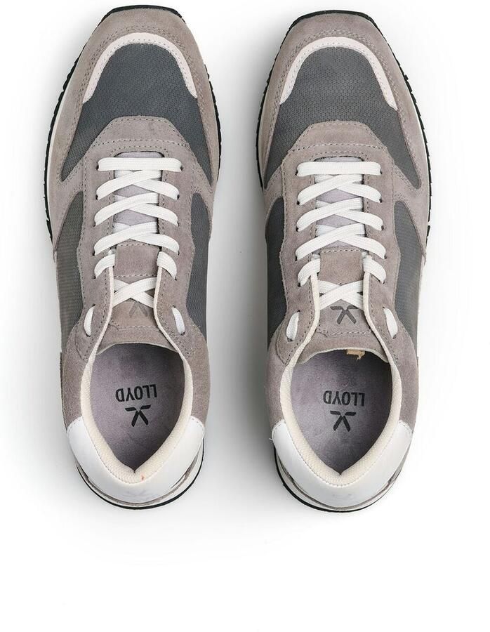 LLOYD Sneakers laag 'Swift' taupe aardetinten natuurwit - Foto 2