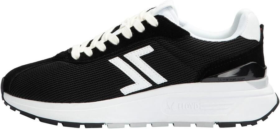 LLOYD Sneakers laag 'Tempo' zwart wit