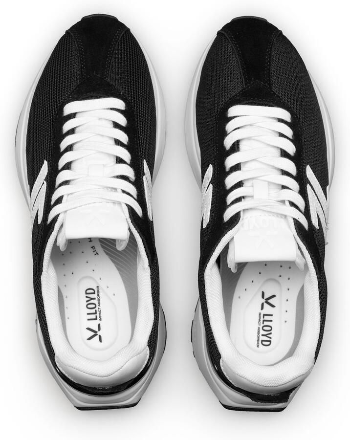 LLOYD Sneakers laag 'Tempo' zwart wit - Foto 2