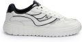 Lloyd Sneaker van een mix van leer en textiel model 'TORO WAVE' - Wit