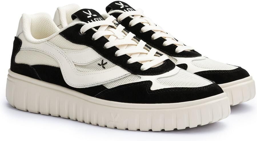 LLOYD Sneakers laag 'Toro Wave' zwart eierschaal - Foto 4