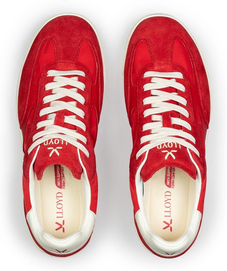LLOYD Sneakers laag 'Volo' crème rood - Foto 2