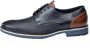 Lloyd Harris Midnight Blue Heren Nette Veterschoen Blauw - Thumbnail 2
