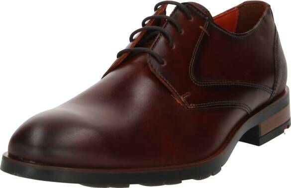 Lloyd Leren derbyschoenen met labeldetail model 'JACKSON'