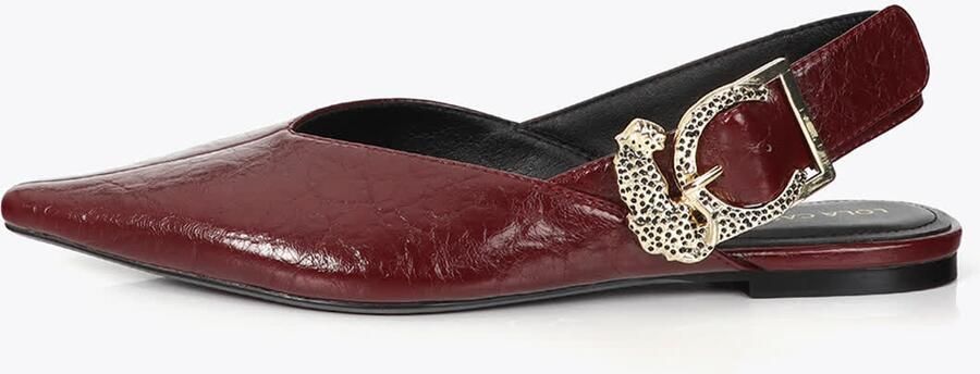 Lola Casademunt Ballerina's Leopard Buckle Flat Shoe - Foto 2