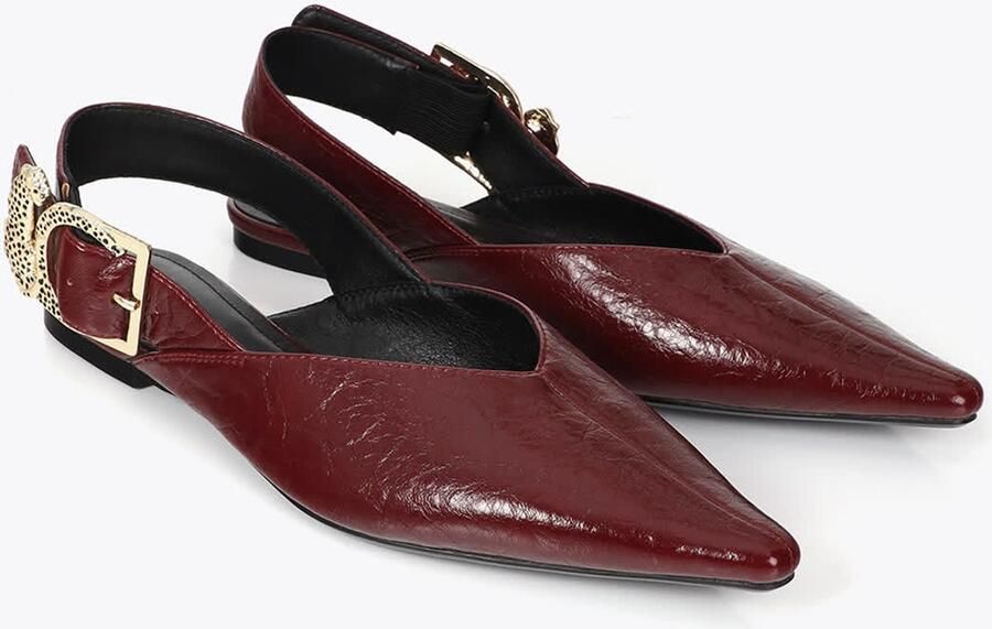 Lola Casademunt Ballerina's Leopard Buckle Flat Shoe - Foto 6