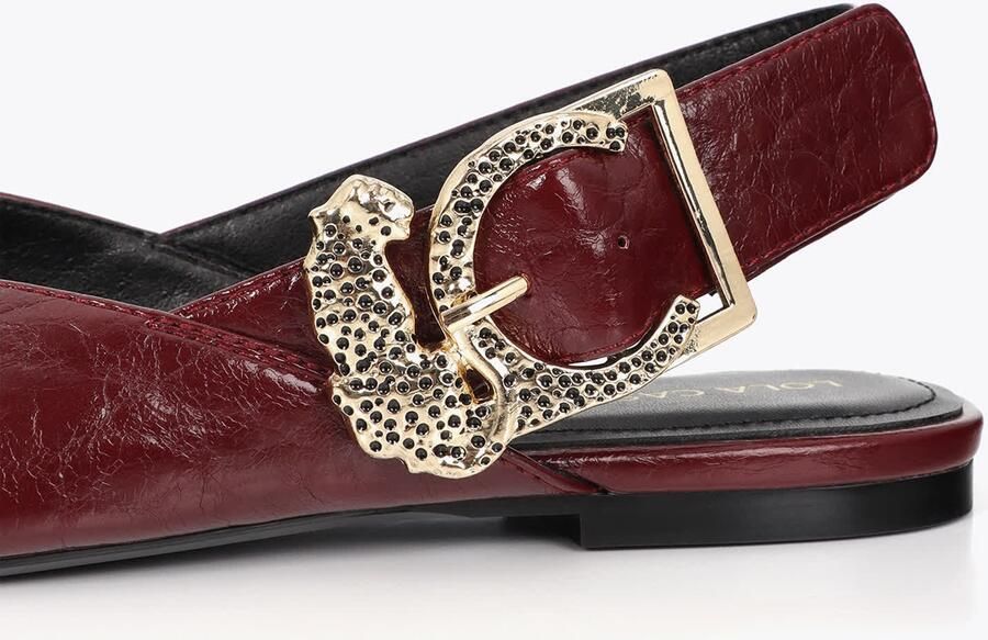 Lola Casademunt Ballerina's Leopard Buckle Flat Shoe - Foto 5