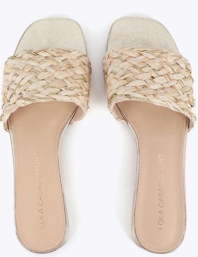 Lola Casademunt Muiltjes beige - Foto 2