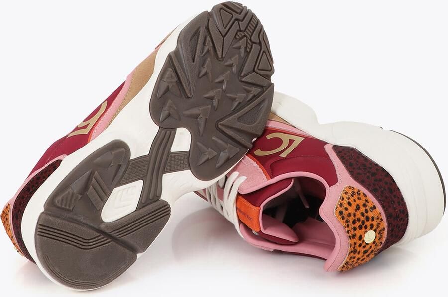 Lola Casademunt Sneakers laag beige rosa bordeaux - Foto 5