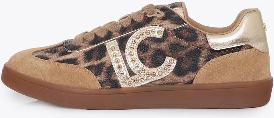 Lola Casademunt Lage Sneakers Animal-print Sneaker With Logo And Stud - Foto 4