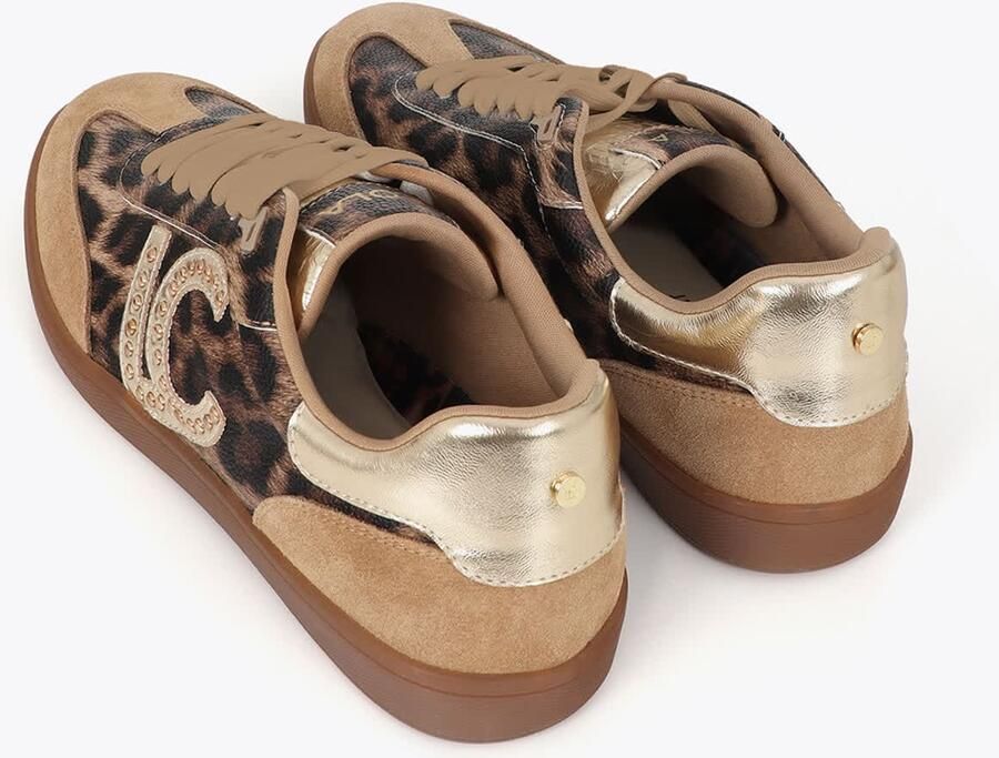Lola Casademunt Lage Sneakers Animal-print Sneaker With Logo And Stud - Foto 7