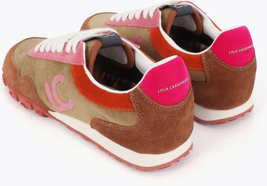Lola Casademunt Sneakers Deportiva Combinada En Diferentes Materi - Foto 7