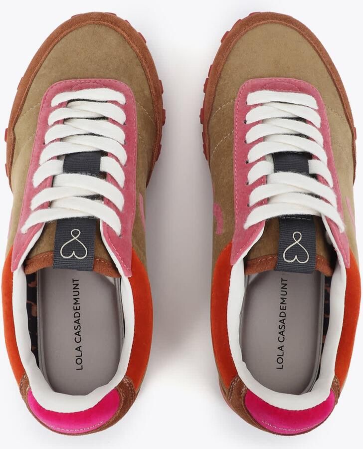 Lola Casademunt Sneakers Deportiva Combinada En Diferentes Materi - Foto 4
