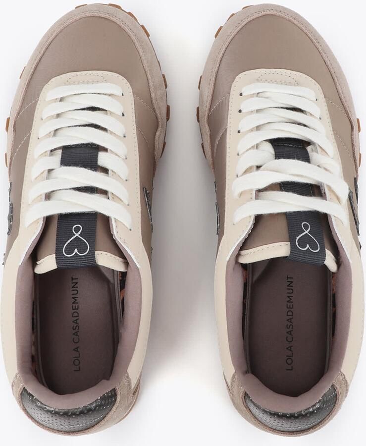Lola Casademunt Sneakers Deportiva Combinada En Diferentes Materi - Foto 4