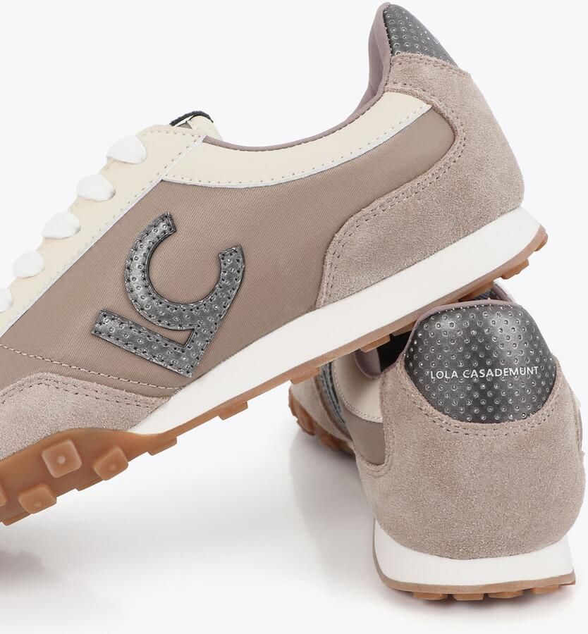 Lola Casademunt Sneakers Deportiva Combinada En Diferentes Materi - Foto 3