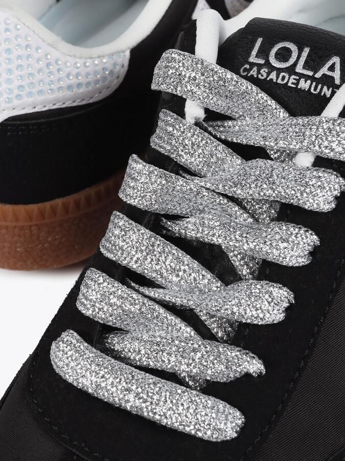 Lola Casademunt Sneakers laag zwart wit - Foto 3