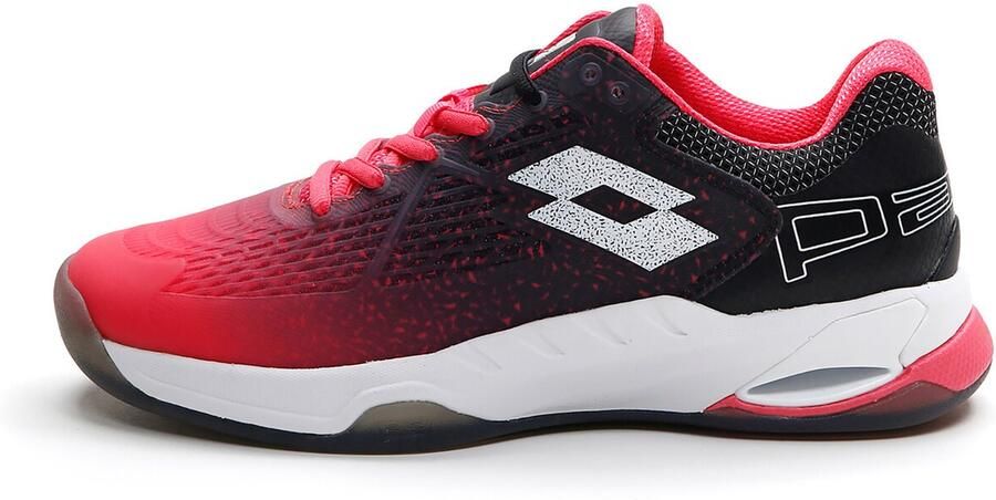 LOTTO Sneakers laag rood zwart - Foto 4