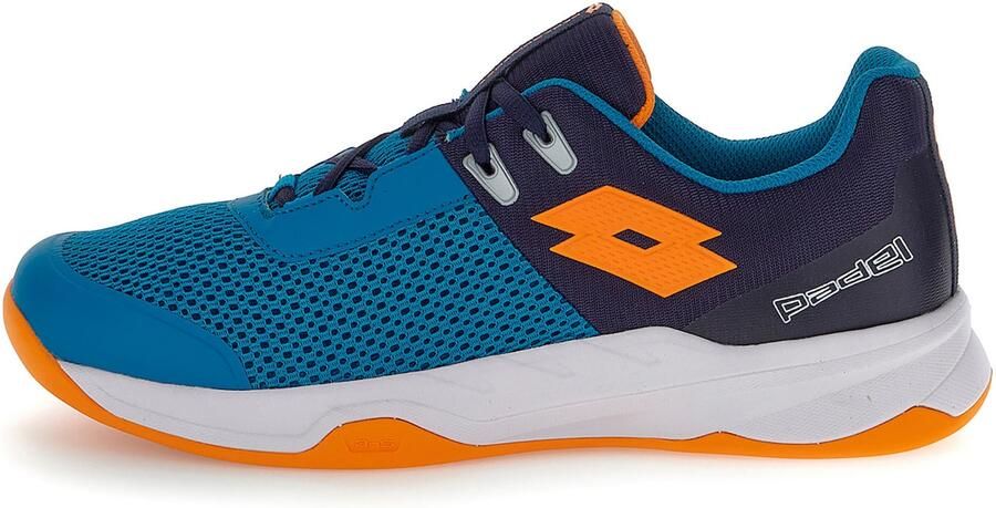 LOTTO Sneakers laag 'Superrapida 600 II' cyaan blauw oranje zwart