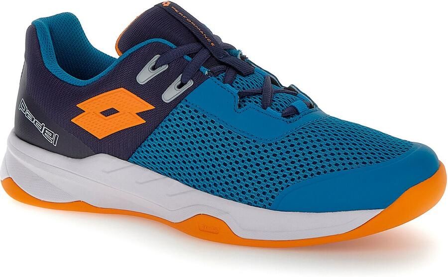 LOTTO Sneakers laag 'Superrapida 600 II' cyaan blauw oranje zwart - Foto 4