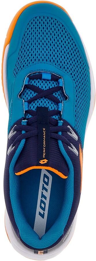 LOTTO Sneakers laag 'Superrapida 600 II' cyaan blauw oranje zwart - Foto 6