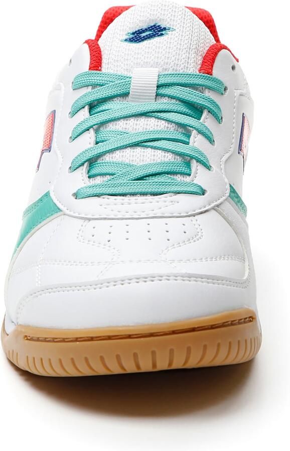 LOTTO Sneakers laag 'Tacto 300' petrol knalrood wit - Foto 3