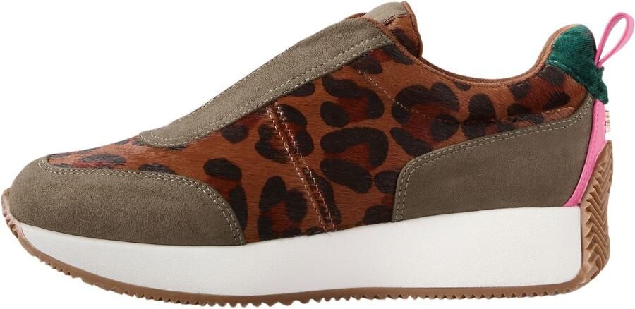 Love & roses Slip-on bruin kaki zwart