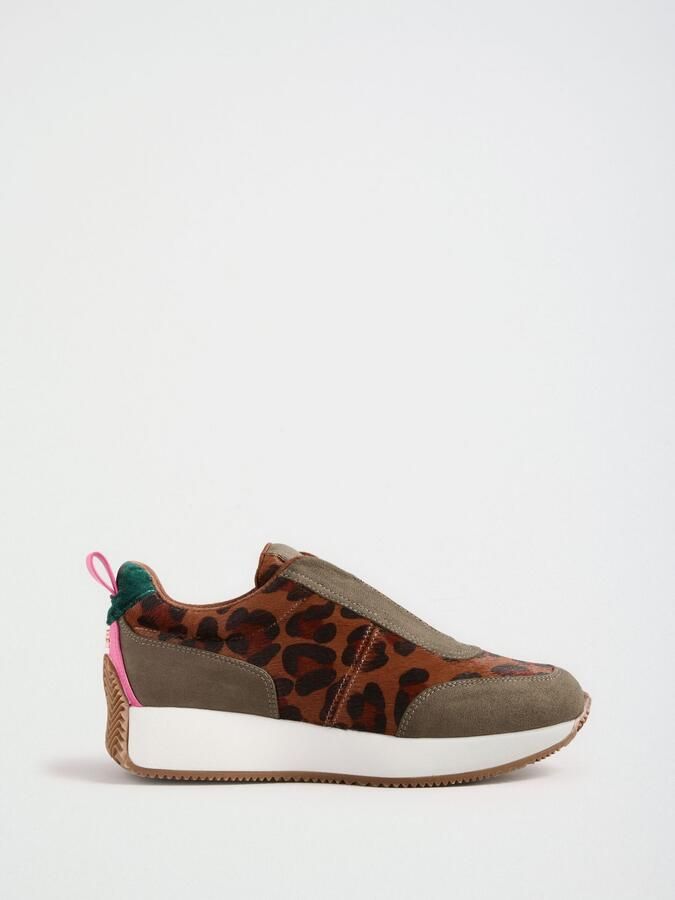 Love & roses Slip-on bruin kaki zwart - Foto 3