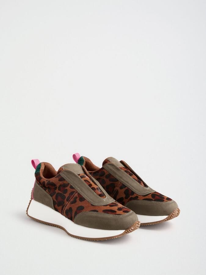 Love & roses Slip-on bruin kaki zwart - Foto 5
