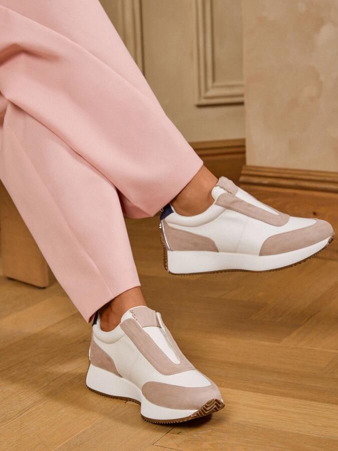 Love & roses Slip-on navy oudroze zilver wit - Foto 6