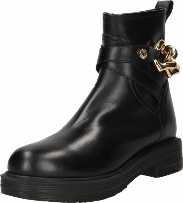 Love Moschino Enkellaarzen met hart amulet Zwart - Foto 3