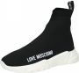 Love Moschino Sneakers met logoprint Zwart - Thumbnail 2