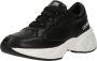 Love Moschino Crystal love chunky leren sneakers zwart - Thumbnail 2