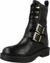 Love Moschino Combatlaarzen met gouden gespen Black Dames - Thumbnail 4