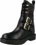 Love Moschino Combatlaarzen met gouden gespen Black Dames - Thumbnail 3